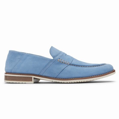 Rockport Style Purpose 3 Penny Freizeitschuhe Herren Blau YED-961234